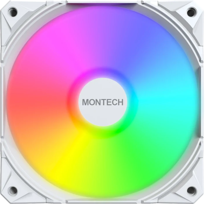 Montech E28 ARGB, weiß, Lüftersteuerung, 120mm, 3er-Pack