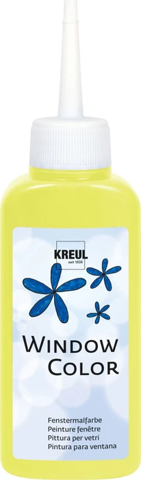 Kreul Window Color Glasmalfarbe, leuchtgelb, 80ml