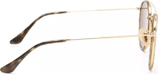 Ray-Ban Round Double Bridge gold/brown classic