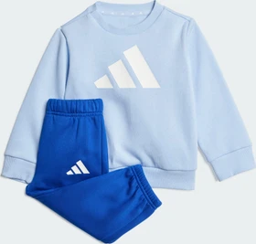 adidas Essentials Kids Trainingsanzug glow blue/white (Junior)