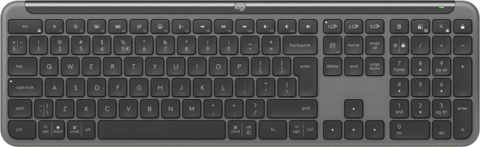 Logitech MK950 Signature Slim Combo for Business Graphite, Logi Bolt, USB/Bluetooth, US