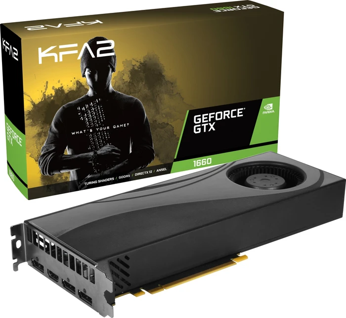 KFA2 GeForce GTX 1660, 6GB GDDR5, HDMI, 3x DP