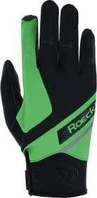 Roeckl Lidhult Laufhandschuhe schwarz/grün