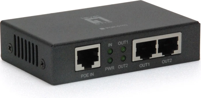 LevelOne PoE-Extender, 3x RJ-45, PoE+ PD