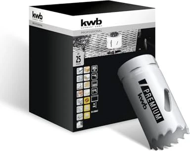 kwb HSS-CO-Bi-Metall Lochsäge, 25x38mm, 1 Stück