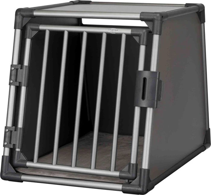 Trixie Transportbox Aluminium, mit Sicherheitsverschluss, M-L
