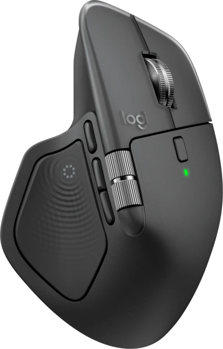 Logitech MX Master 4 Graphite, dunkelgrau, Logi Bolt, USB/Bluetooth