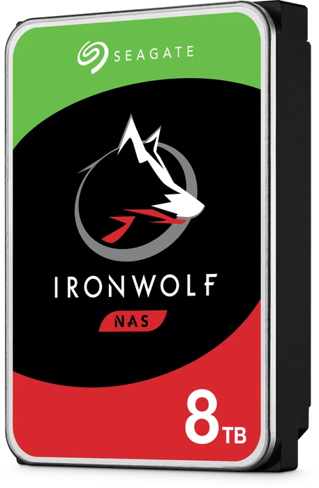 Seagate IronWolf NAS HDD 8TB, 24/7, 512e / 3.5" / SATA 6Gb/s
