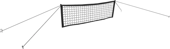 Axi SportNet300 Volleyballnetz schwarz