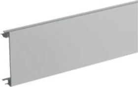 Hager Brüstungskanal-Oberteil aus PVC zu BR mit Oberteilbreite 80 mm lichtgrau
