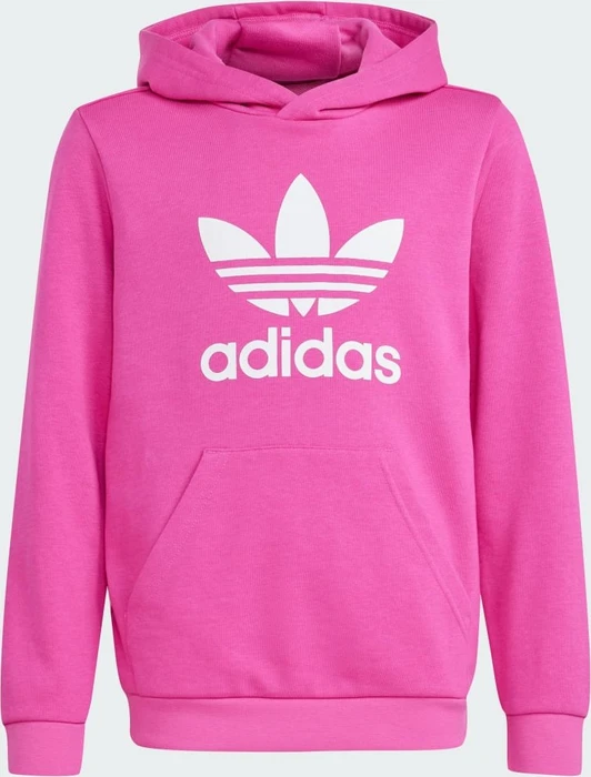 adidas Trefoil Hoodie semi lucid fuchsia (Junior)