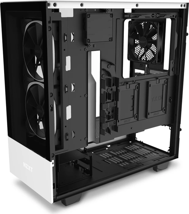 NZXT H510 Elite, weiß, Glasfenster