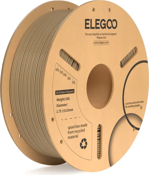 Elegoo PLA+, Wood, Spule, 1.75mm, 1.00kg