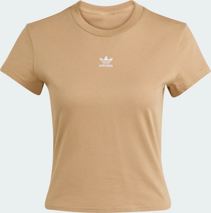 adidas Essentials Slim T-Shirt kurzarm cardboard (Damen)