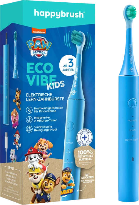 HappyBrush Paw Patrol Kinderzahnbürste blau