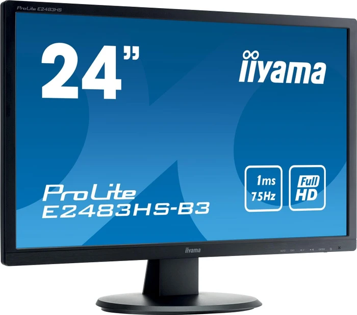 iiyama ProLite E2483HS-B3, 24"