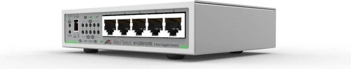 Allied Telesis CentreCOM GS910 Desktop Gigabit Switch, 5x RJ-45
