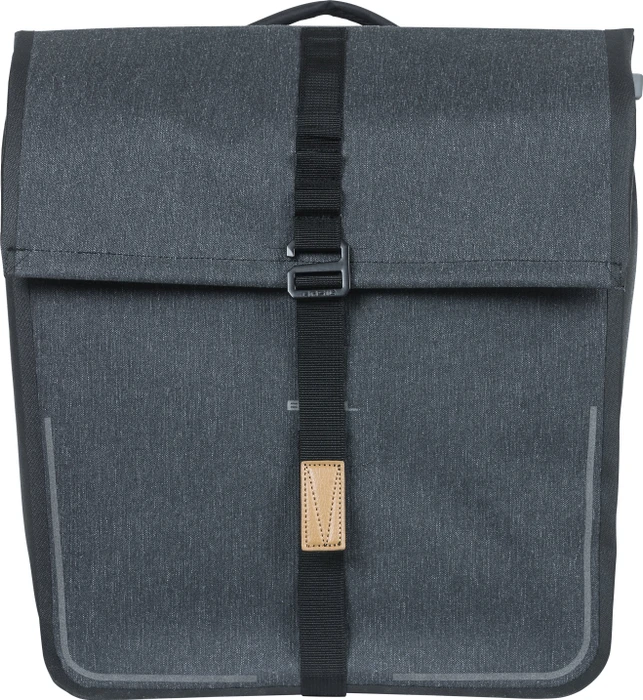 Basil Urban Dry Doppeltasche MIK Gepäcktasche charcoal melee