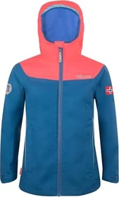 Trollkids Girls Bergen Funktionsjacke midnight blue/coral (Junior)