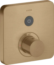 Hansgrohe ShowerSelect Thermostat Unterputz softsquare 1 Verbraucher brushed bronze