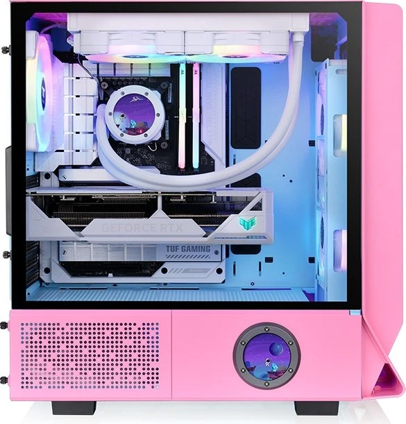 Thermaltake Ceres 350 MX Bubble Pink, rosa, Glasfenster