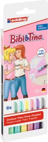 edding 1200 Bibi & Tina pastell sortiert, 6er-Set, Etui