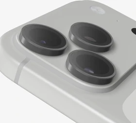 ZAGG invisibleSHIELD Glass Elite Camera Lens Rings für Apple iPhone 18 Pro/18 Pro Max silber