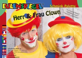 Eulenspiegel Herr & Frau Clown Schmink-Palette