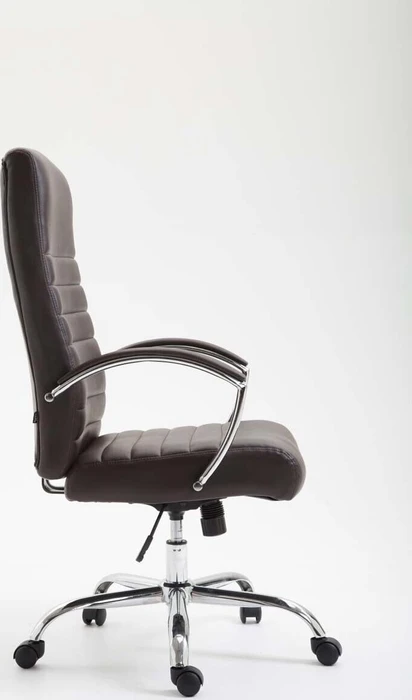 CLP Valais XL Kunstleder Bürostuhl, braun