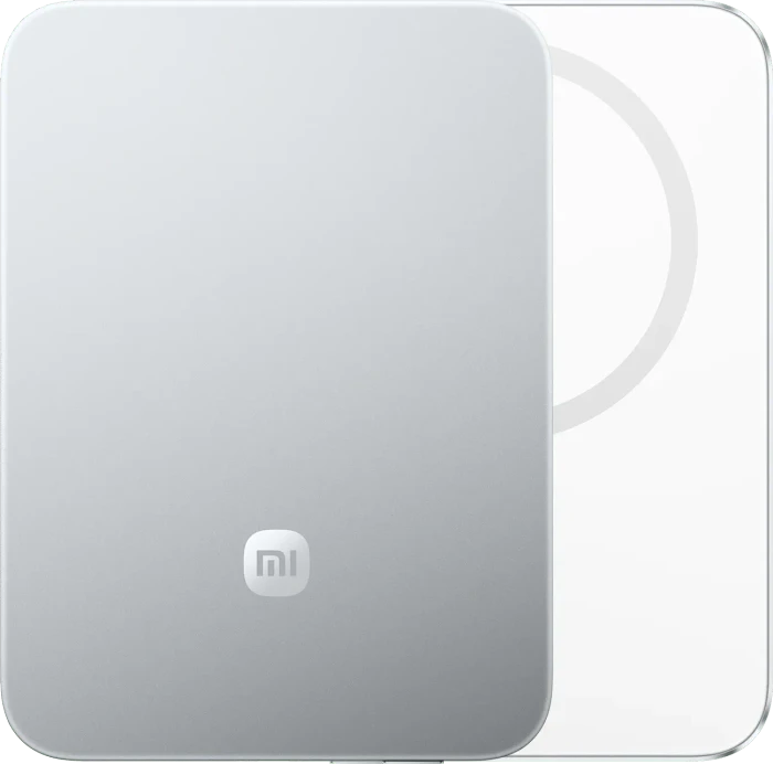 Xiaomi UltraThin Magnetic Power Bank 5000mAh 15W silber/weiß
