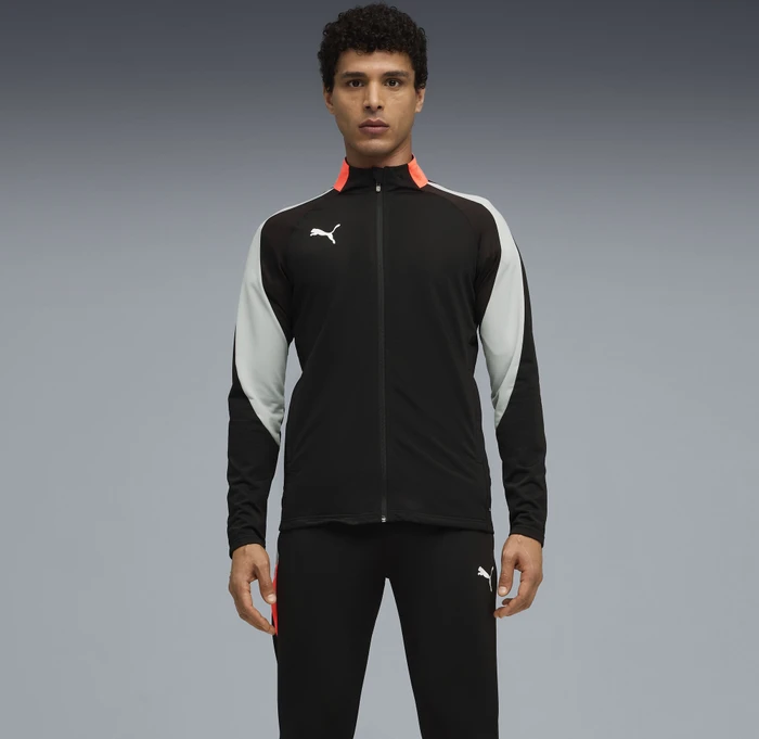 Puma individualLIGA Trainingsanzug puma black/puma white/flat light gray (Herren)