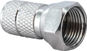 Schwaiger F-Aufdrehstecker, 6.5mm