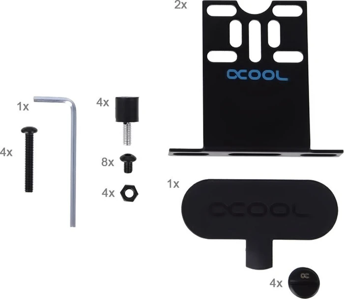 Alphacool Eisdecke Acryl DDC Pumpenaufsatz V4, G1/4