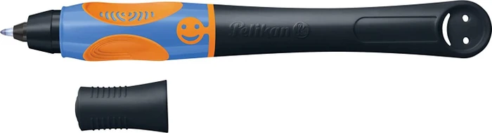 Pelikan griffix 3 Tintenroller (Patrone) neon black, Rechtshänder, Blister