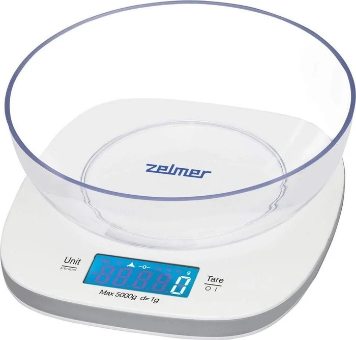 Zelmer ZKS1450 digitale Küchenwaage silber/weiß