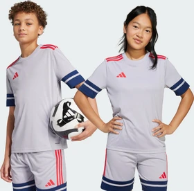 adidas Squadra 25 Trikot kurzarm glory grey/team navy blue 2/pure ruby (Junior)