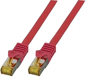 EFB Elektronik Patchkabel, Cat7/Cat6a, S/FTP, RJ-45/RJ-45, 2m, rot