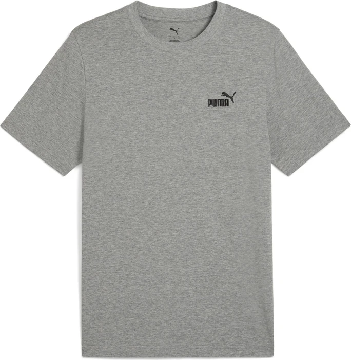 Puma Essentials Small No.1 Logo T-Shirt kurzarm medium grey heather