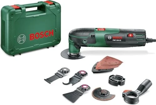 Bosch DIY PMF 220 CE Set Elektro-Multifunktionswerkzeug inkl. Koffer