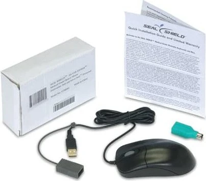 Seal Shield Silver Storm Waterproof Medical Mouse schwarz, USB