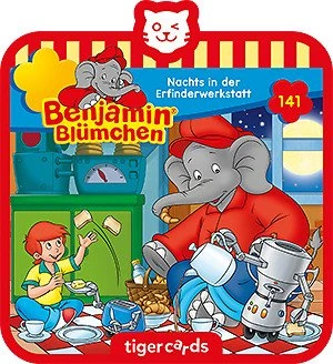 Tiger Media Tigercard Benjamin Blümchen Nachts in der Erfinderwerkstatt
