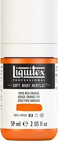 Liquitex Professional Soft Body Acrylic vivid red orange, 59ml