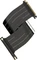 LinkUP AVA5 v2 Riser Kabel, rechts gerichtet, gewinkelt, PCIe 5.0, 600mm, schwarz/rosa Vorschaubild