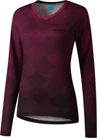Shimano Saiko Trikot langarm rot (Damen)