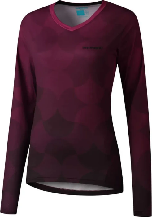 Shimano Saiko Trikot langarm rot (Damen)