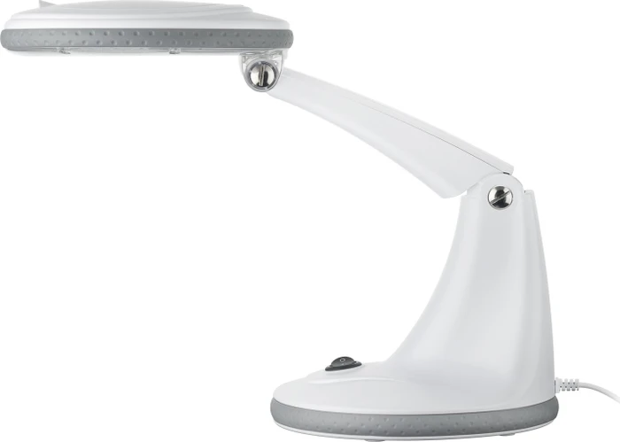 Wentronic Goobay LED-Stand-Lupenleuchte, 6W, 1.75x, 3 Dioptrien weiß