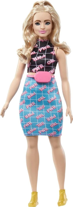 Mattel Barbie - Fashionistas Girl Power-Print Outfit curvy