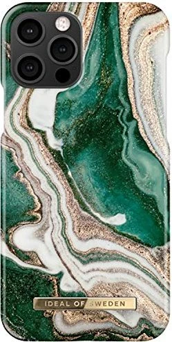 iDeal of Sweden Fashion Case für Apple iPhone 12/12 Pro Golden Jade Marble