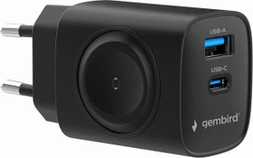 Gembird USB-C Schnellladegerät 20W schwarz