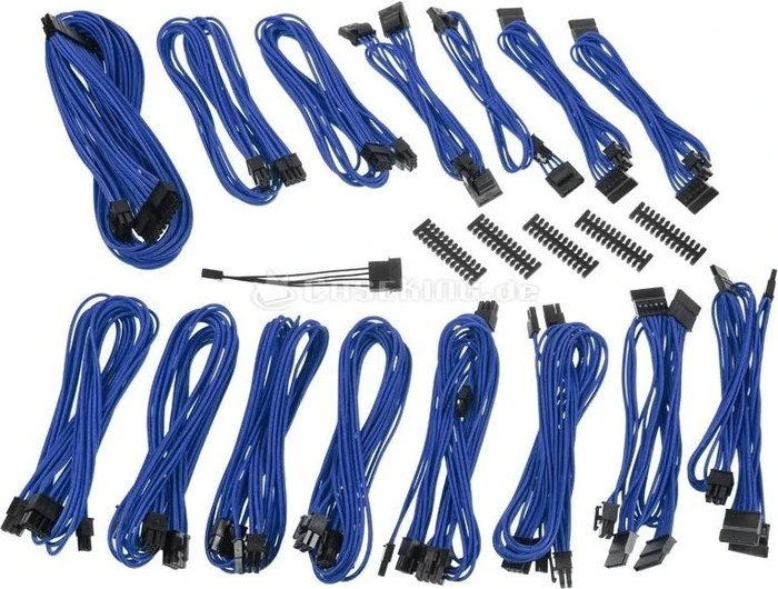 BitFenix Alchemy 2.0 EVG-Series Kabel Kit für Netzteile, blau